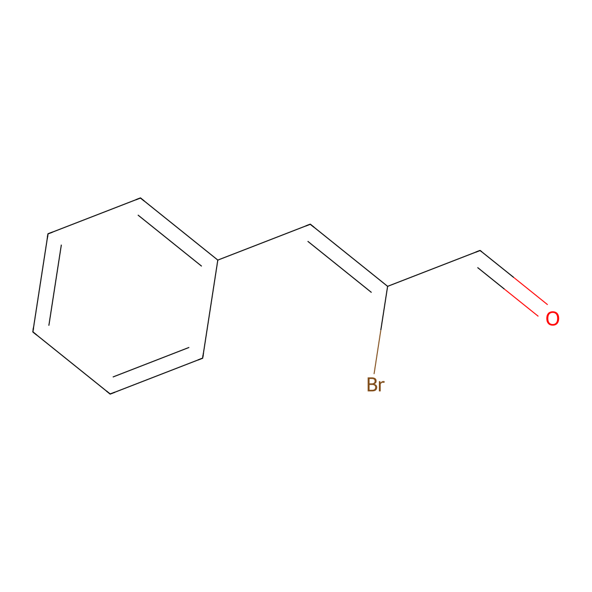 alpha-Bromocinnamaldehyde molecular structure, CAS 138555-58-5