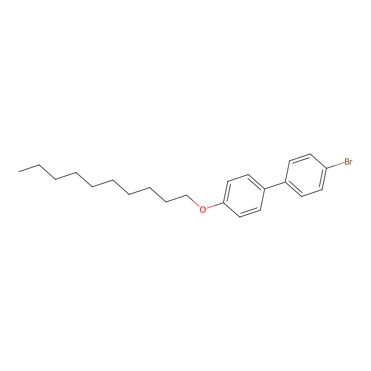 4-Bromo-4'-decyloxybiphenyl molecular structure, CAS 138567-31-4