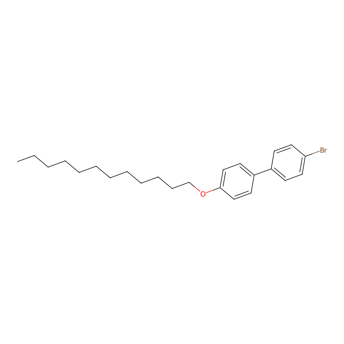 1,1'-Biphenyl, 4-bromo-4'-(dodecyloxy)- molecular structure, CAS 138567-33-6