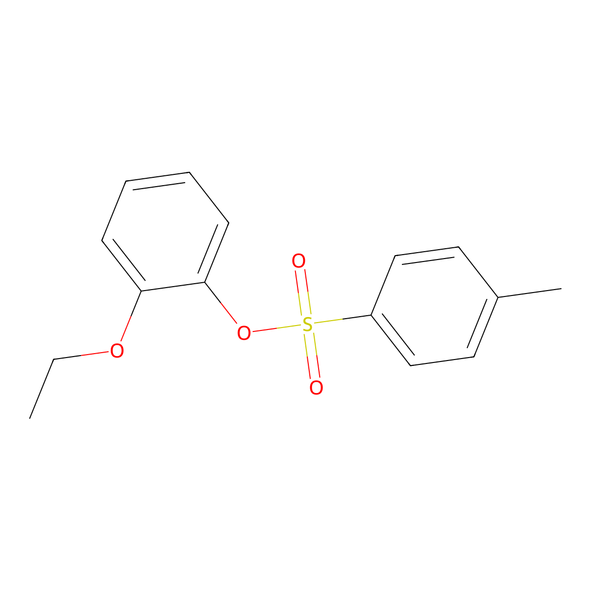 2-Ethoxyphenyl 4-methylbenzene-1-sulfonate molecular structure, CAS 1386021-04-0