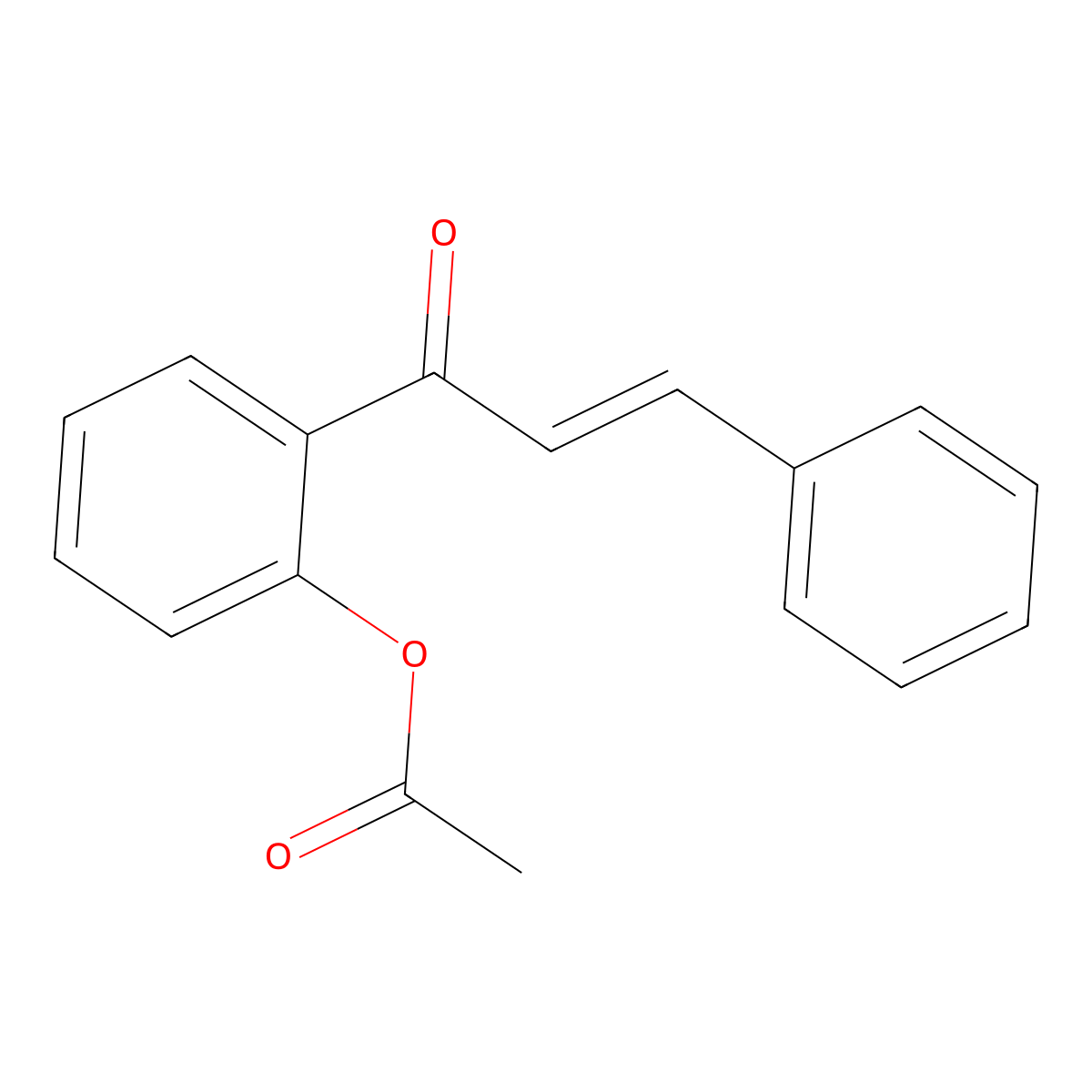 2'-Acetoxychalcone molecular structure, CAS 138610-98-7
