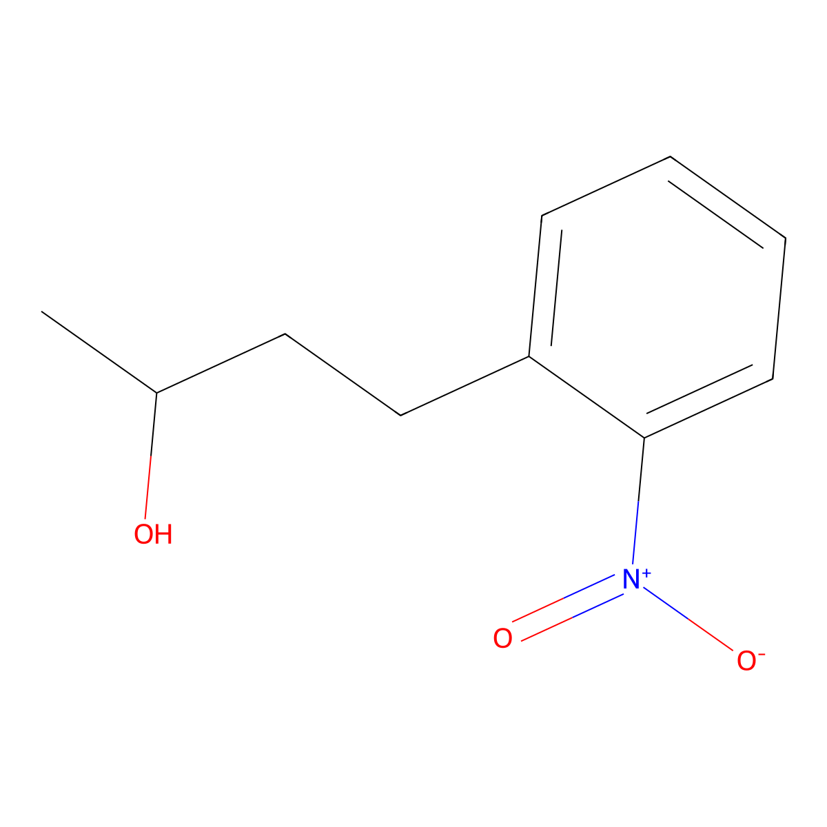 4-(2-Nitrophenyl)butan-2-ol molecular structure, CAS 138614-75-2