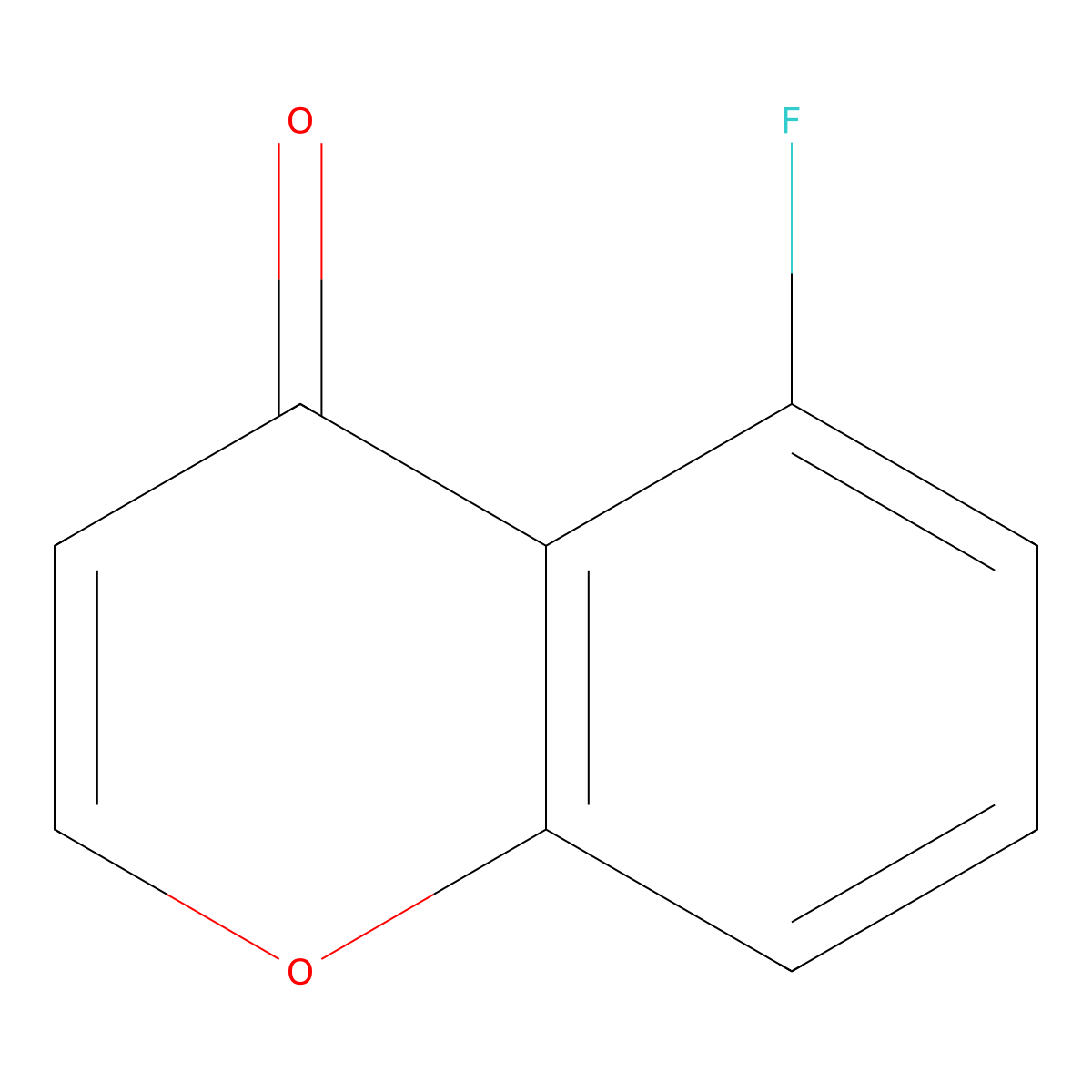 4H-1-Benzopyran-4-one, 5-fluoro- molecular structure, CAS 1386253-18-4