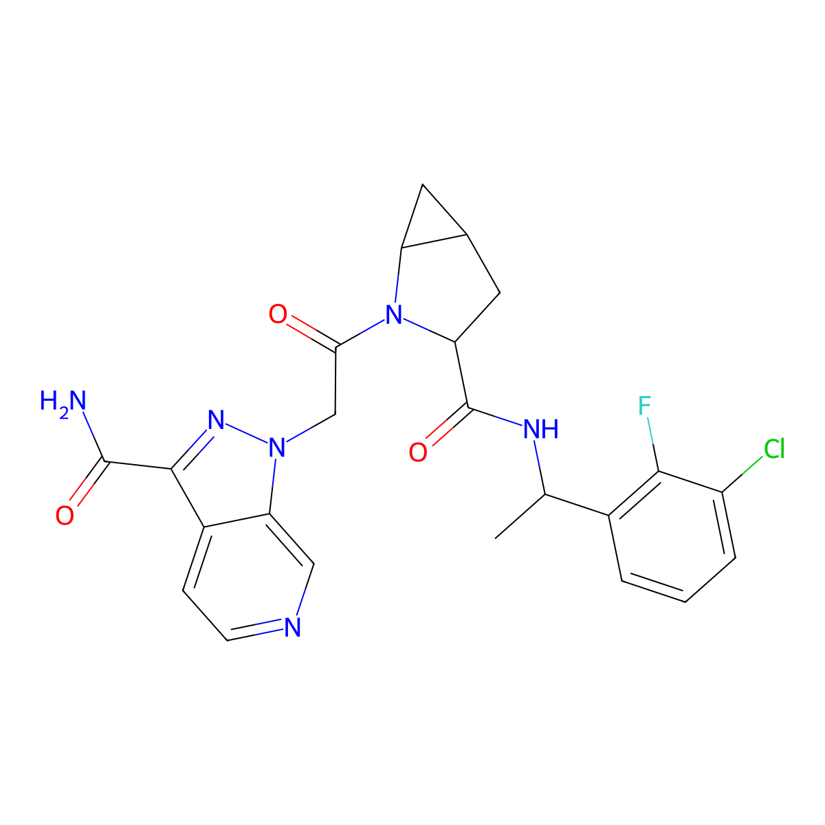 Factor D inhibitor 6 molecular structure, CAS 1386455-51-1