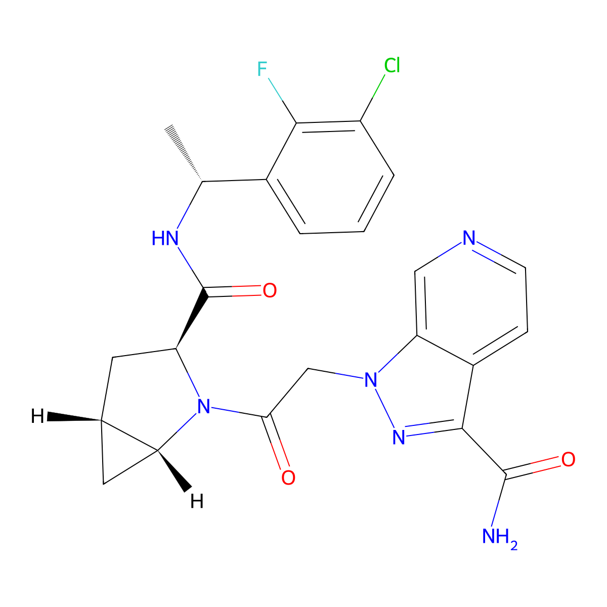 Factor D inhibitor 6 molecular structure, CAS 1386455-51-1