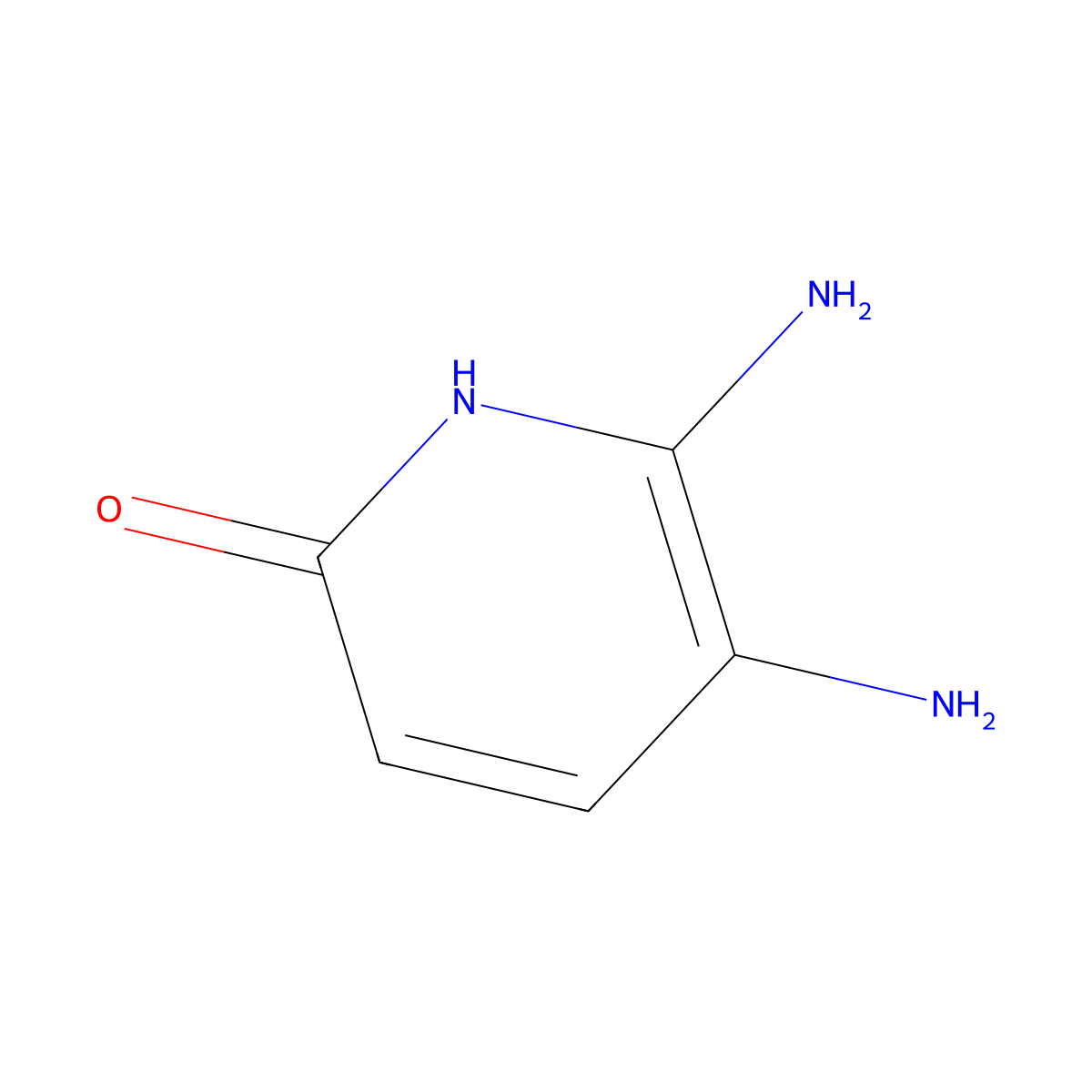 5,6-Diaminopyridin-2-ol molecular structure, CAS 138650-05-2