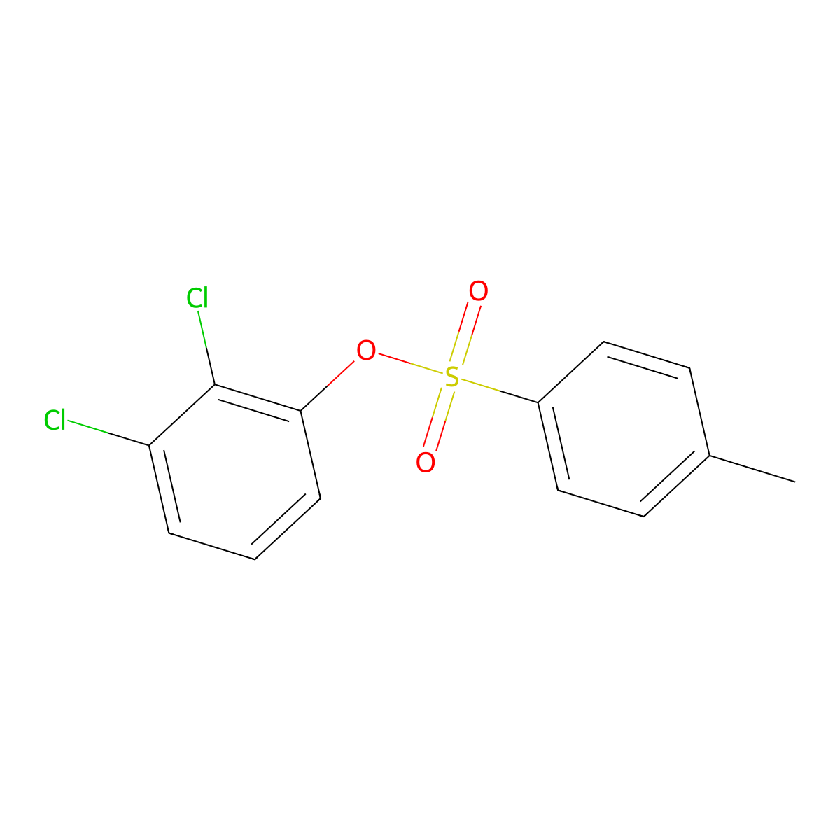 2,3-Dichlorophenyl 4-methylbenzene-1-sulfonate molecular structure, CAS 1386562-45-3