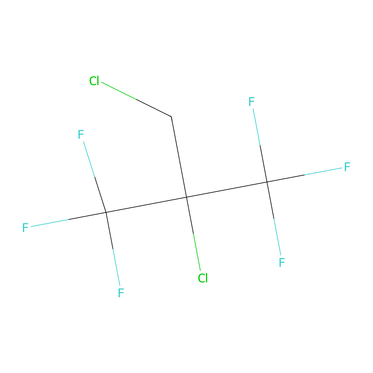 2-Chloro-2-(chloromethyl)-1,1,1,3,3,3-hexafluoropropane molecular structure, CAS 138690-25-2