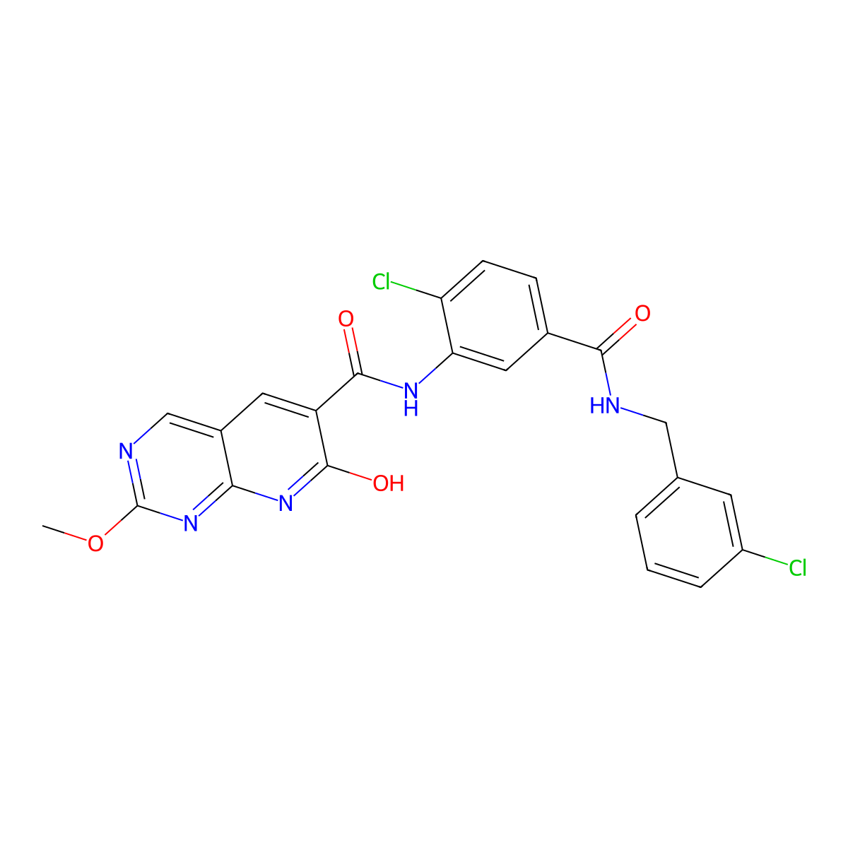 Mirk-IN-1 molecular structure, CAS 1386979-55-0