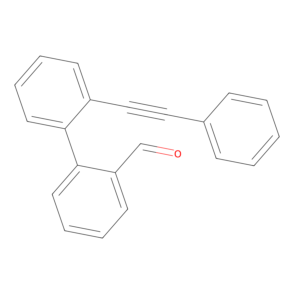 2'-(Phenylethynyl)-[1,1'-biphenyl]-2-carbaldehyde molecular structure, CAS 1386987-31-0