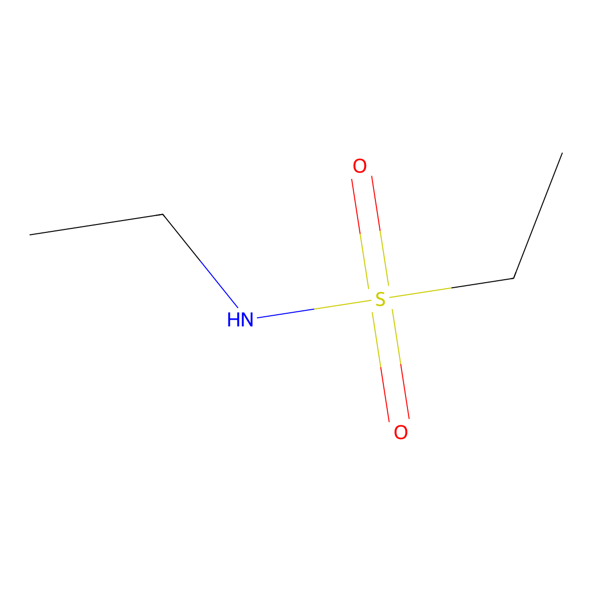 N-ethylethane-1-sulfonamide molecular structure, CAS 13871-84-6