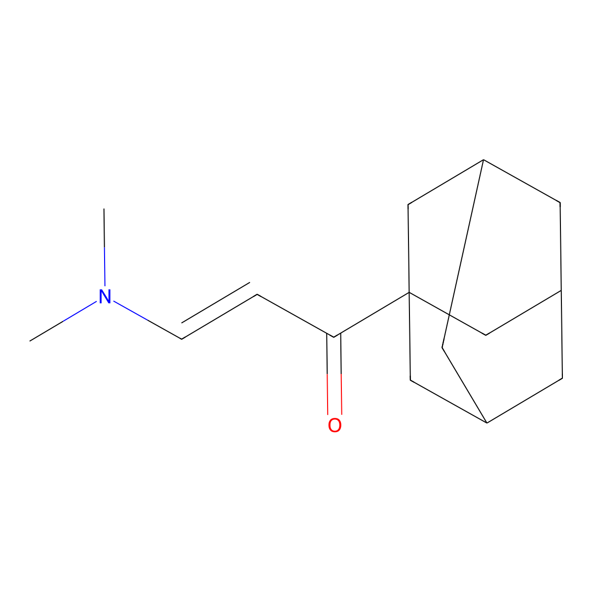 1-(Adamantan-1-yl)-3-(dimethylamino)prop-2-en-1-one molecular structure, CAS 138716-21-9