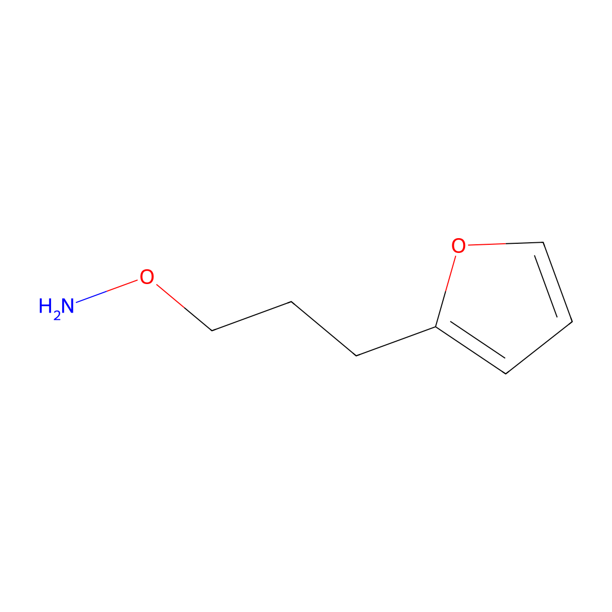 O-[3-(Furan-2-YL)propyl]hydroxylamine molecular structure, CAS 138718-06-6