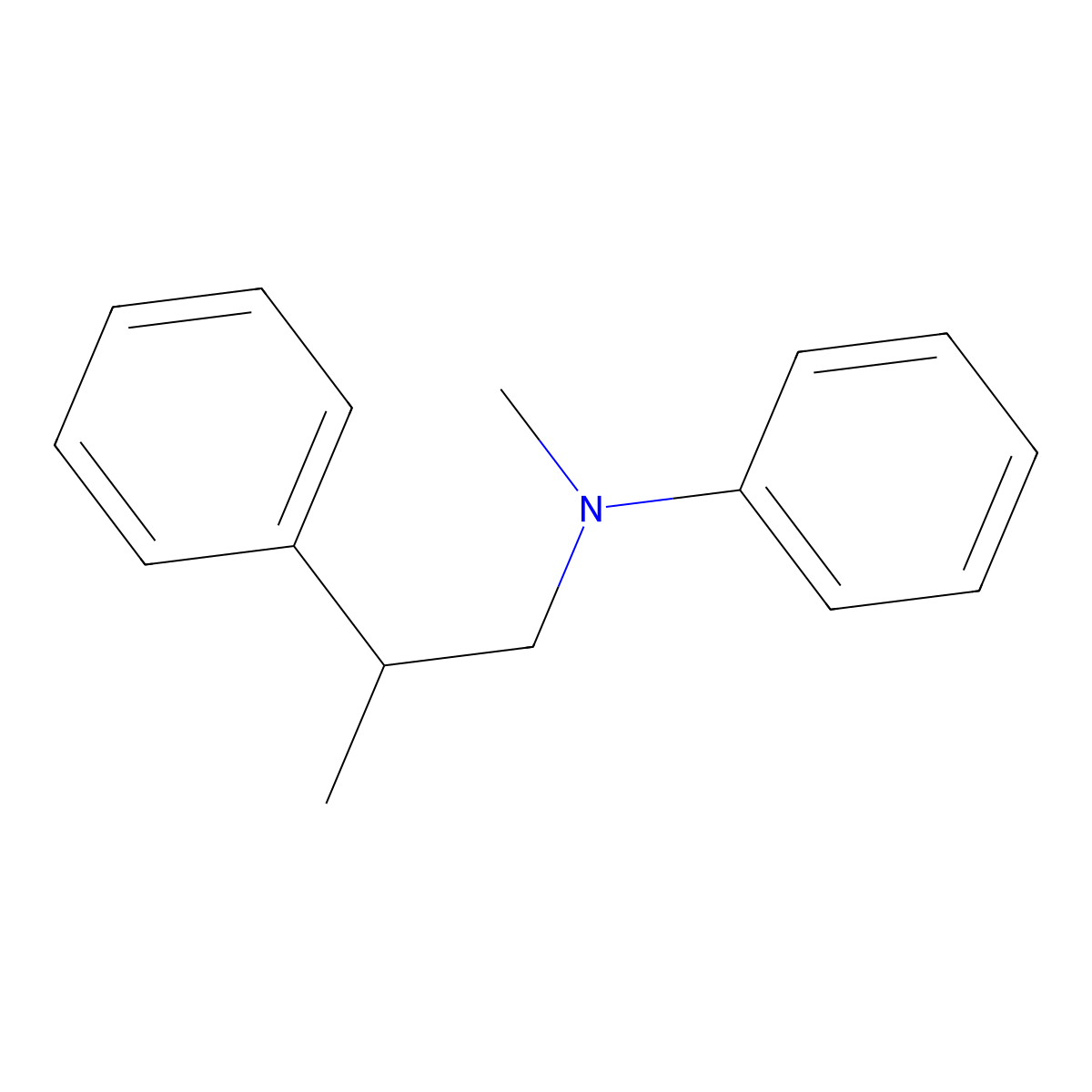 N,beta-Dimethyl-N-phenylbenzeneethanamine molecular structure, CAS 138723-72-5