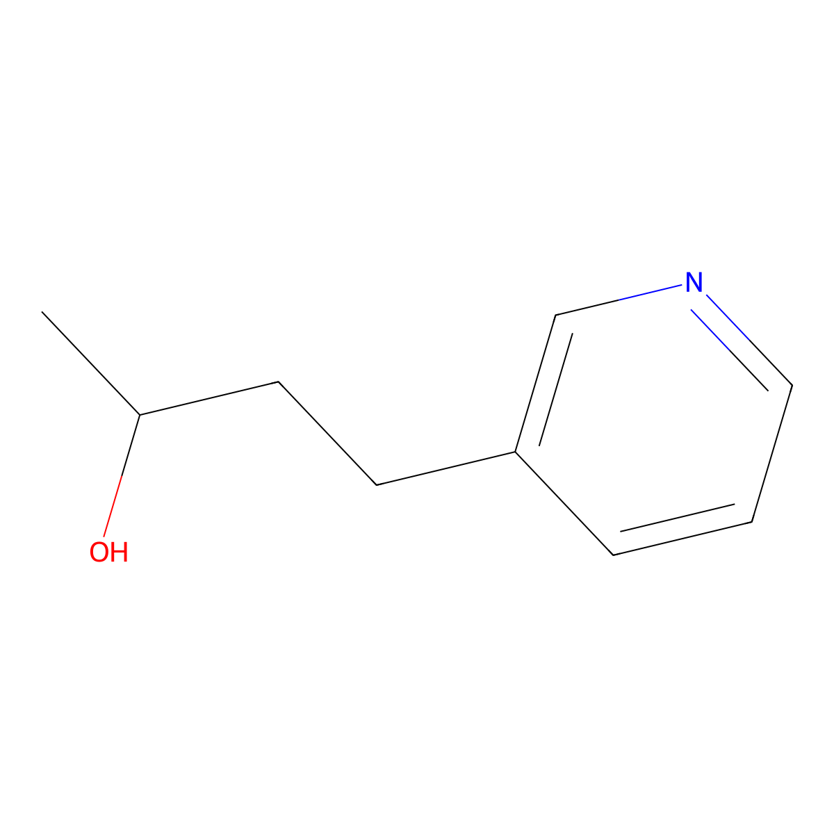 4-(Pyridin-3-yl)butan-2-ol molecular structure, CAS 138745-78-5