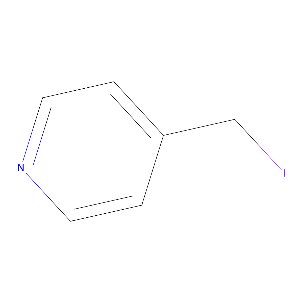 4-(Iodomethyl)pyridine molecular structure, CAS 138761-37-2