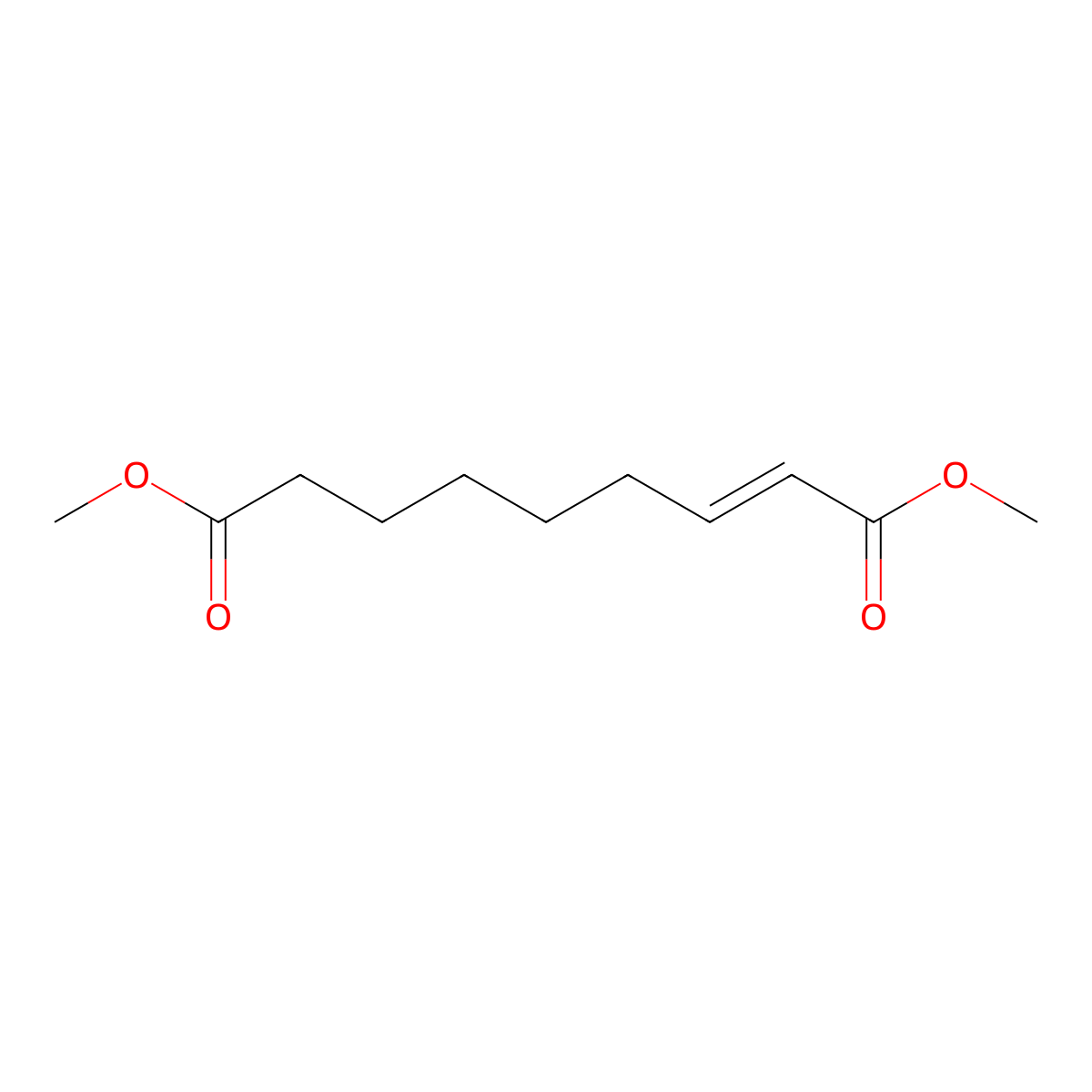 1,9-dimethyl (2E)-non-2-enedioate molecular structure, CAS 13877-42-4