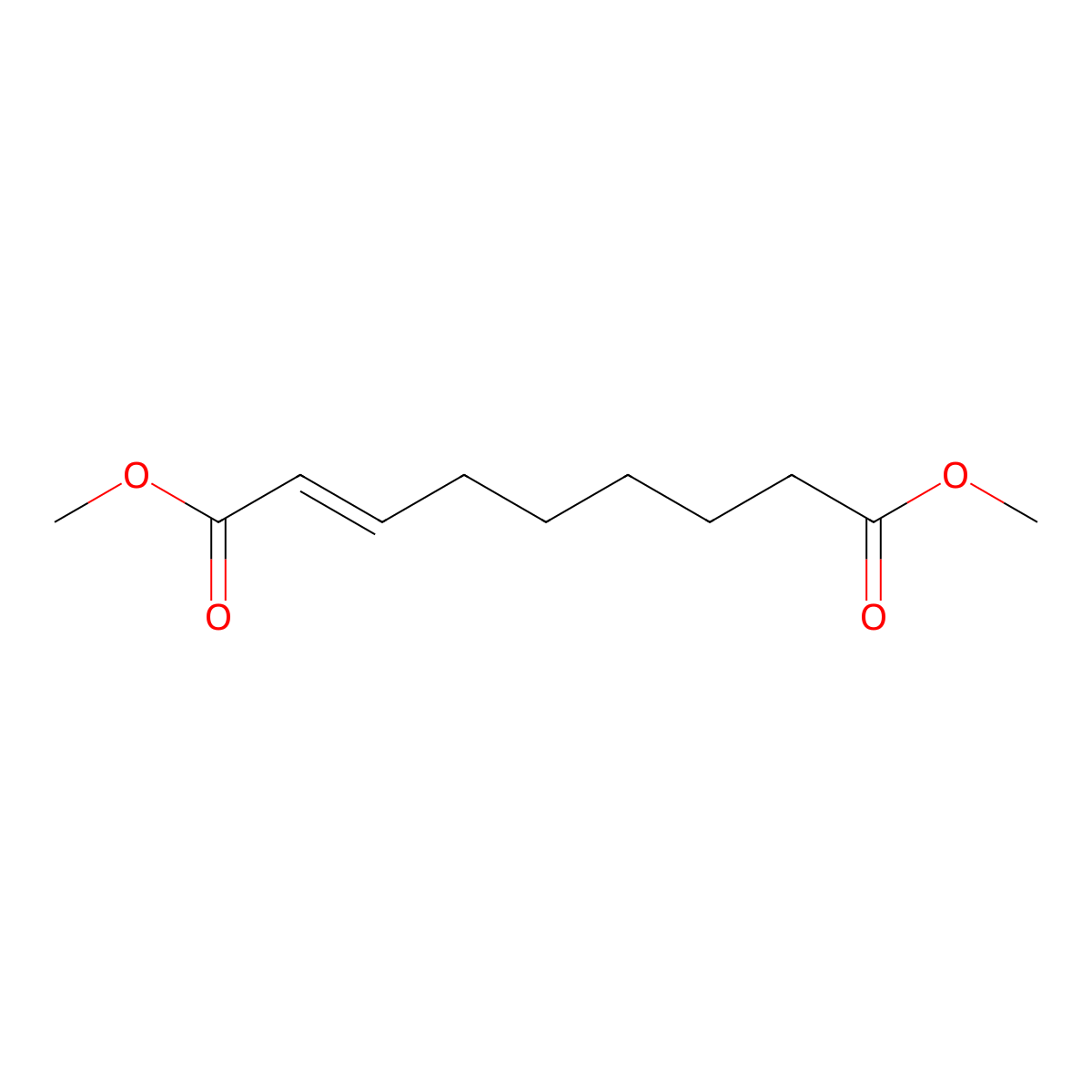 1,9-dimethyl (2E)-non-2-enedioate molecular structure, CAS 13877-42-4