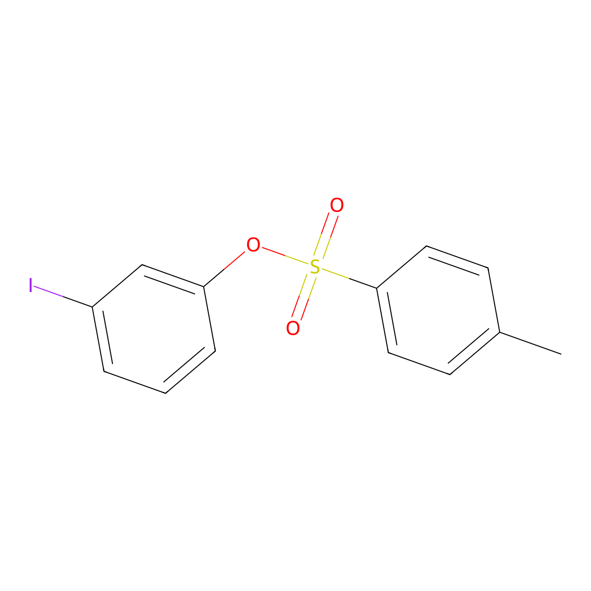 3-Iodophenyl 4-methylbenzene-1-sulfonate molecular structure, CAS 1387912-63-1