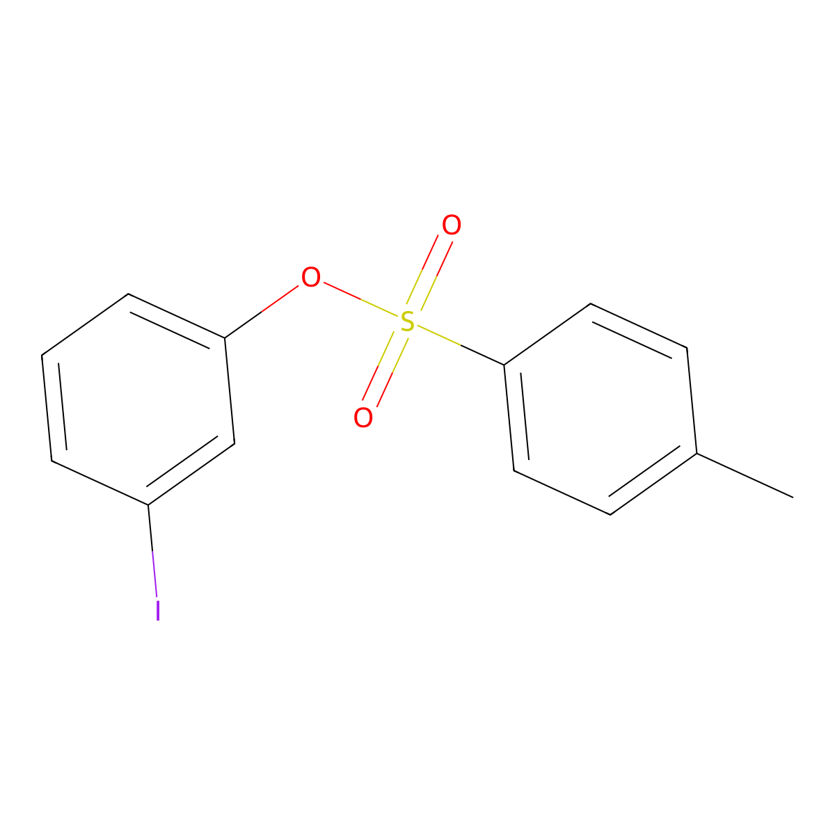 3-Iodophenyl 4-methylbenzene-1-sulfonate molecular structure, CAS 1387912-63-1
