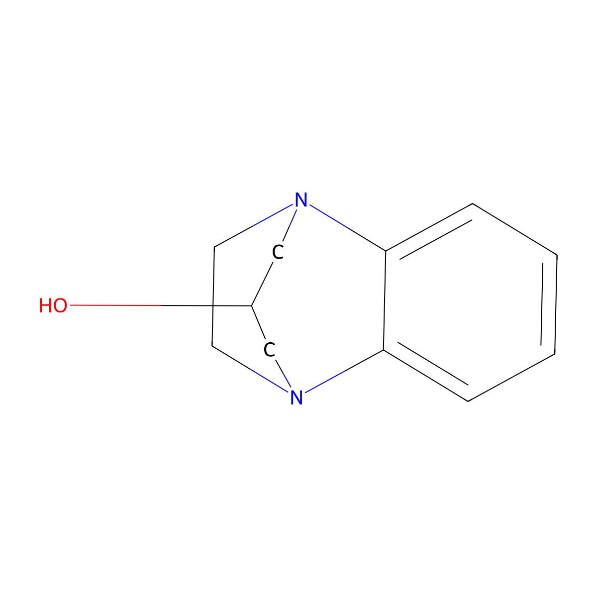 1,8-Diazatricyclo[6.3.2.02,7]trideca-2,4,6-trien-10-OL molecular structure, CAS 138792-65-1