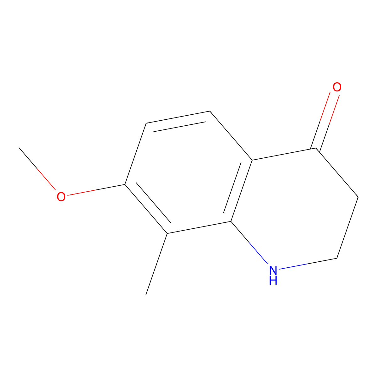 7-methoxy-8-methyl-2,3-dihydroquinolin-4(1H)-one molecular structure, CAS 1388023-25-3