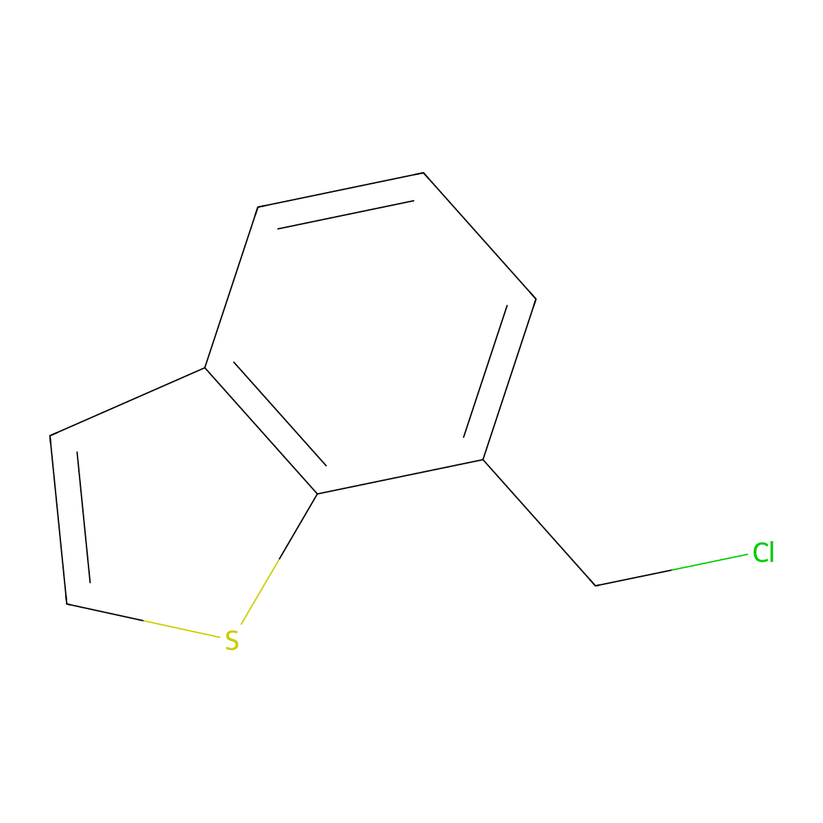 7-(Chloromethyl)-1-benzothiophene molecular structure, CAS 1388025-38-4