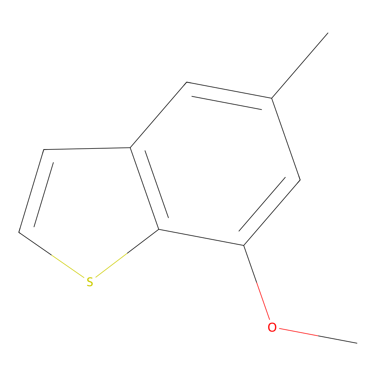 7-Methoxy-5-methylbenzo(b)thiophene molecular structure, CAS 1388033-29-1