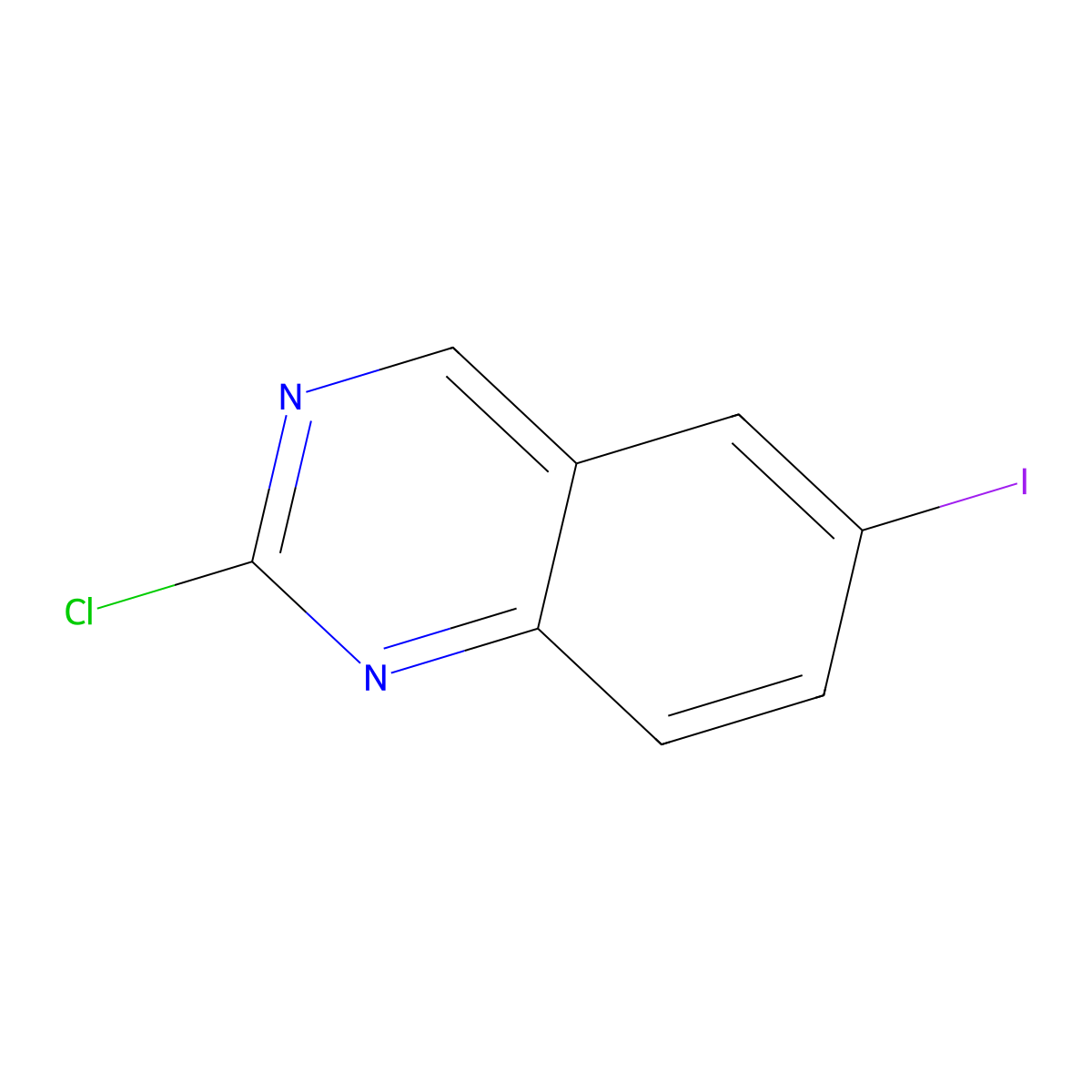 2-Chloro-6-iodoquinazoline molecular structure, CAS 1388040-50-3