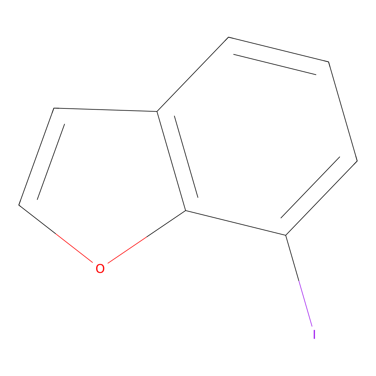 7-Iodobenzofuran molecular structure, CAS 1388049-96-4
