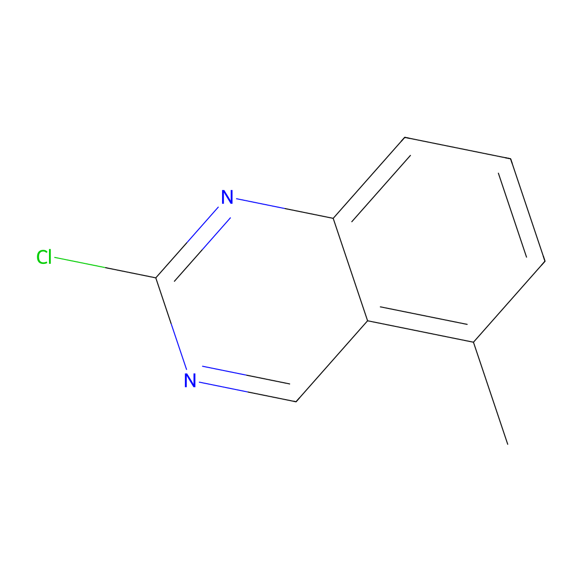 2-Chloro-5-methylquinazoline molecular structure, CAS 1388050-63-2