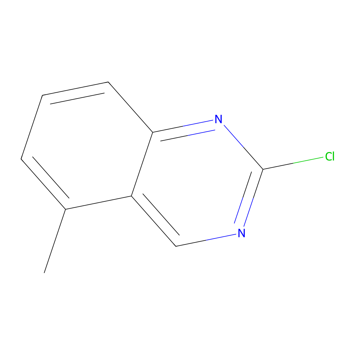 2-Chloro-5-methylquinazoline molecular structure, CAS 1388050-63-2