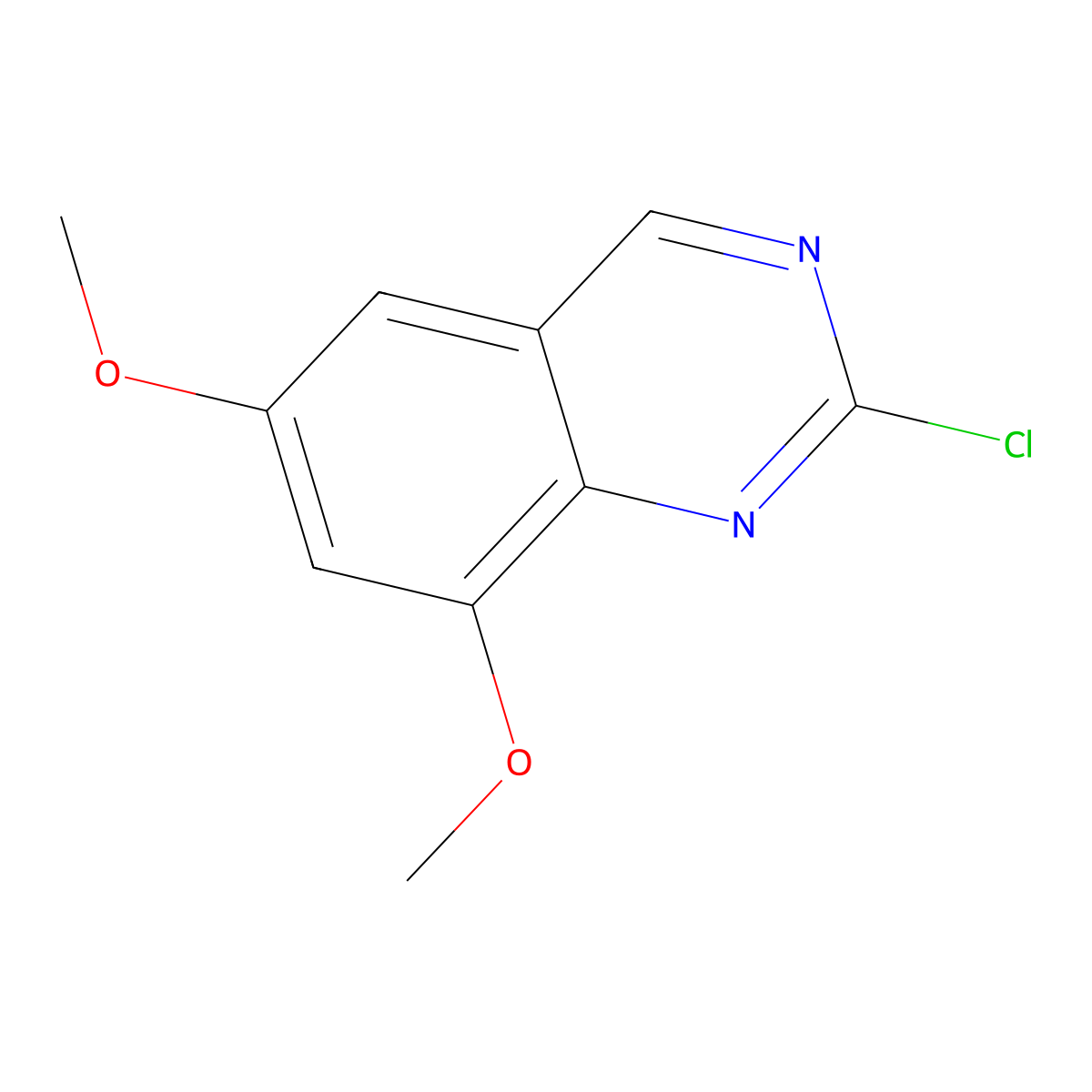 2-Chloro-6,8-dimethoxyquinazoline molecular structure, CAS 1388055-75-1