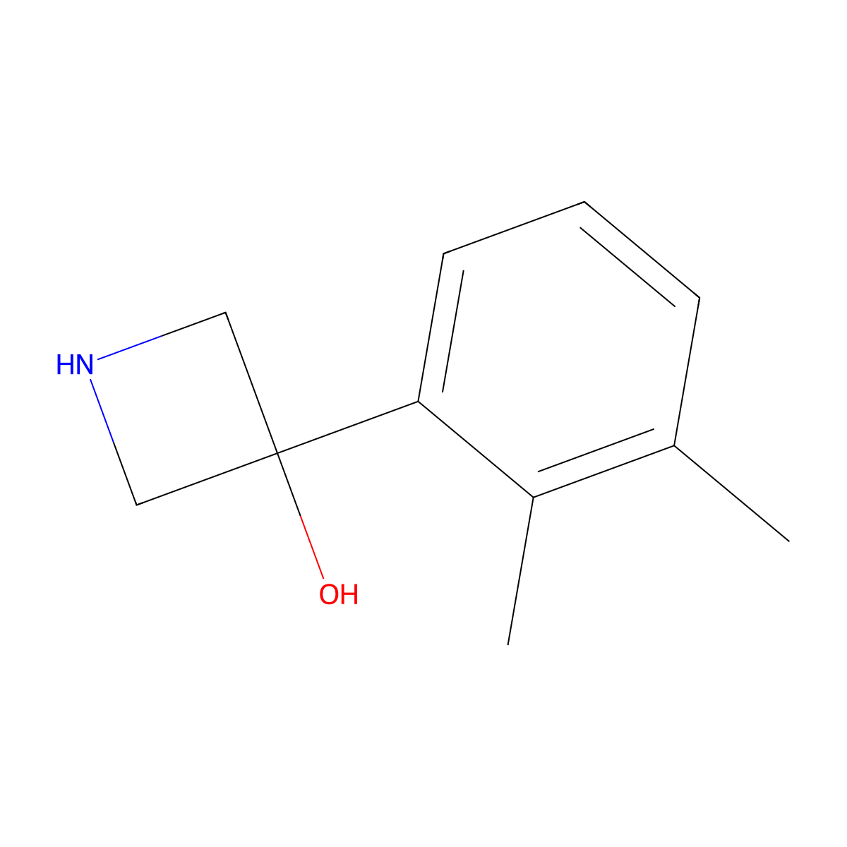 3-(2,3-Dimethylphenyl)azetidin-3-ol molecular structure, CAS 1388059-38-8