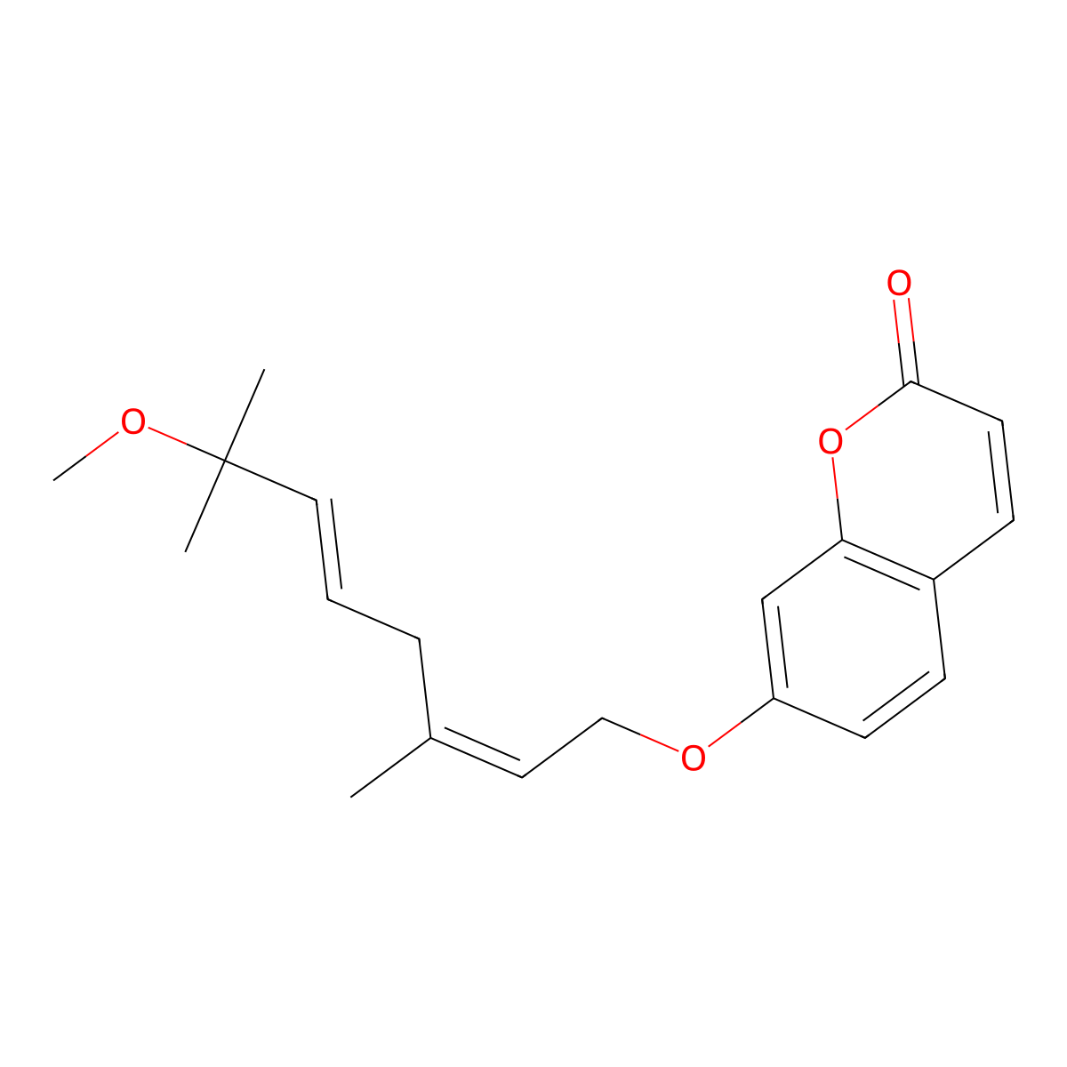 7-[(7-Methoxy-3,7-dimethyl-2,5-octadienyl)oxy]-2H- molecular structure, CAS 1388140-07-5