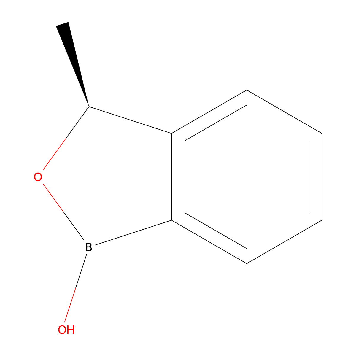 (3S)-3-methyl-1,3-dihydro-2,1-benzoxaborol-1-ol molecular structure, CAS 1388265-61-9
