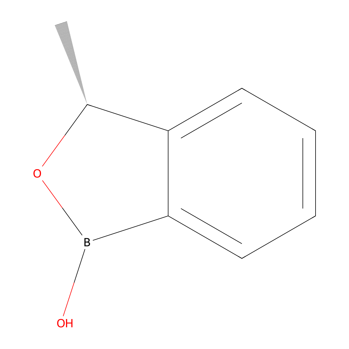 (3R)-3-methyl-1,3-dihydro-2,1-benzoxaborol-1-ol molecular structure, CAS 1388265-63-1