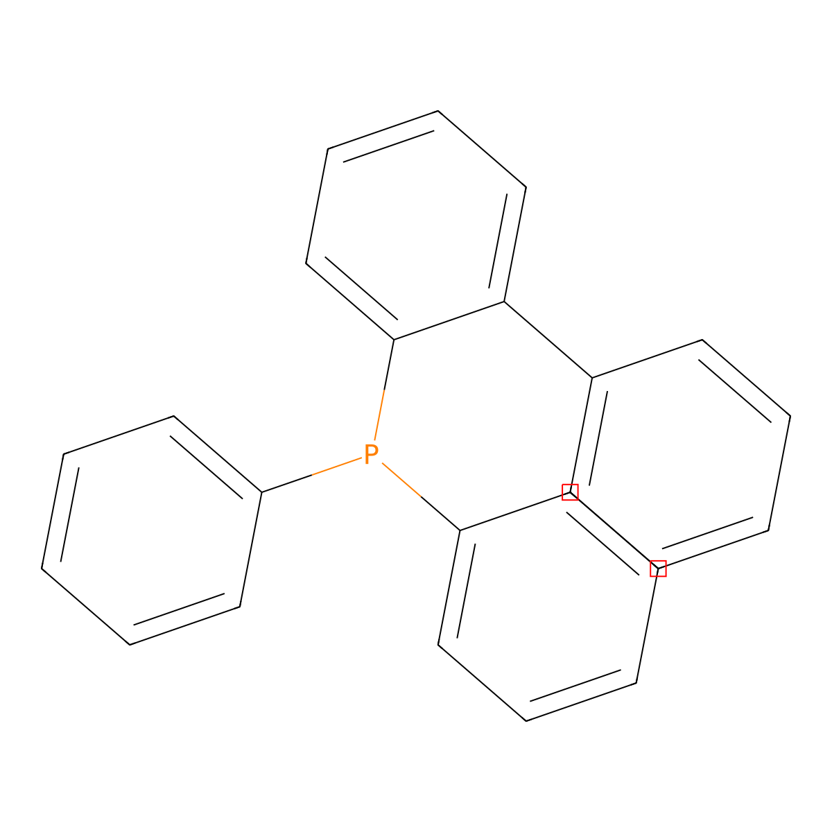 2-(Diphenylphosphino)biphenyl molecular structure, CAS 13885-09-1