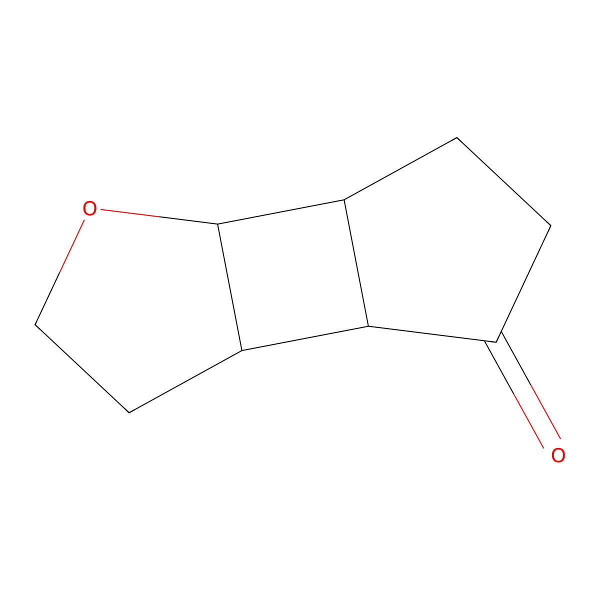 rac-(1R,2S,6R,7S)-3-oxatricyclo[5.3.0.0,2,6]decan-8-one molecular structure, CAS 138857-27-9