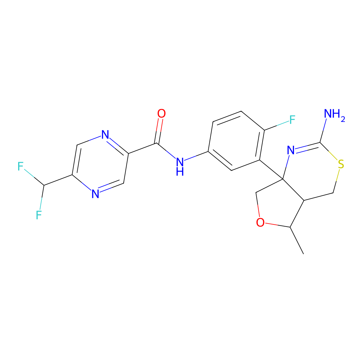 Elenbecestat molecular structure, CAS 1388651-30-6