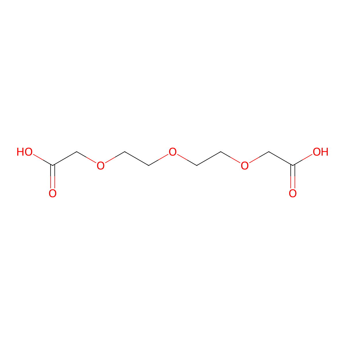 3,6,9-Trioxaundecanedioic acid molecular structure, CAS 13887-98-4