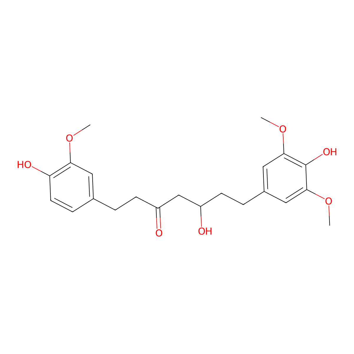 5"-Methoxyhexahydrocurcumin molecular structure, CAS 138870-96-9