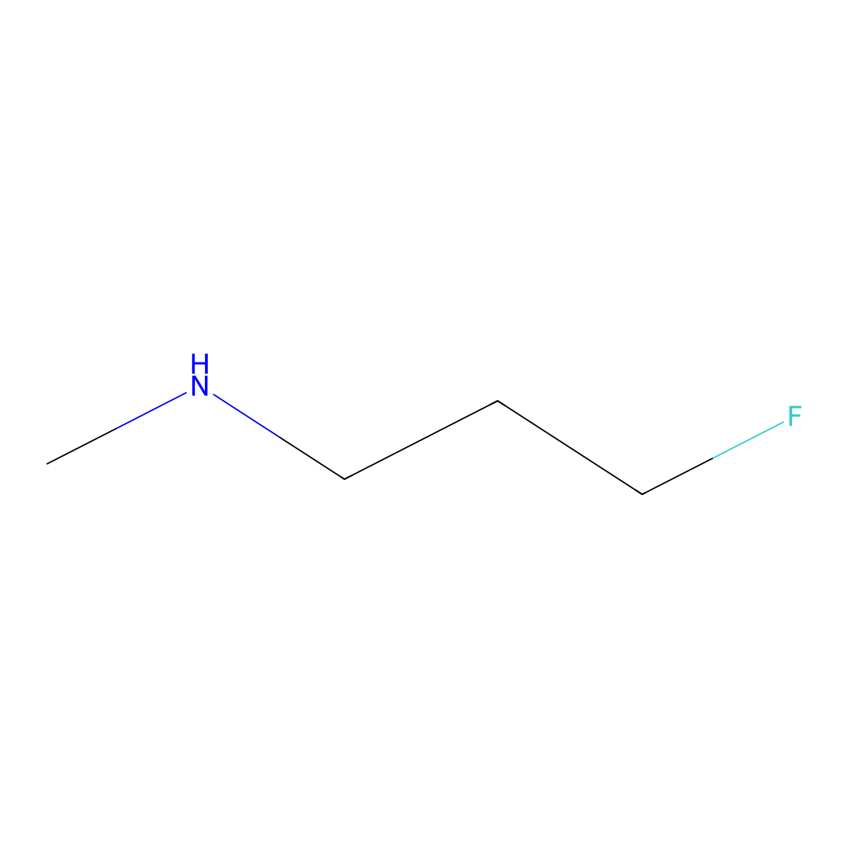 3-fluoro-N-methylpropan-1-amine molecular structure, CAS 1388715-25-0