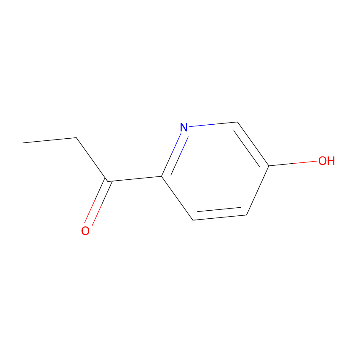 1-(5-Hydroxypyridin-2-yl)propan-1-one molecular structure, CAS 1388826-11-6