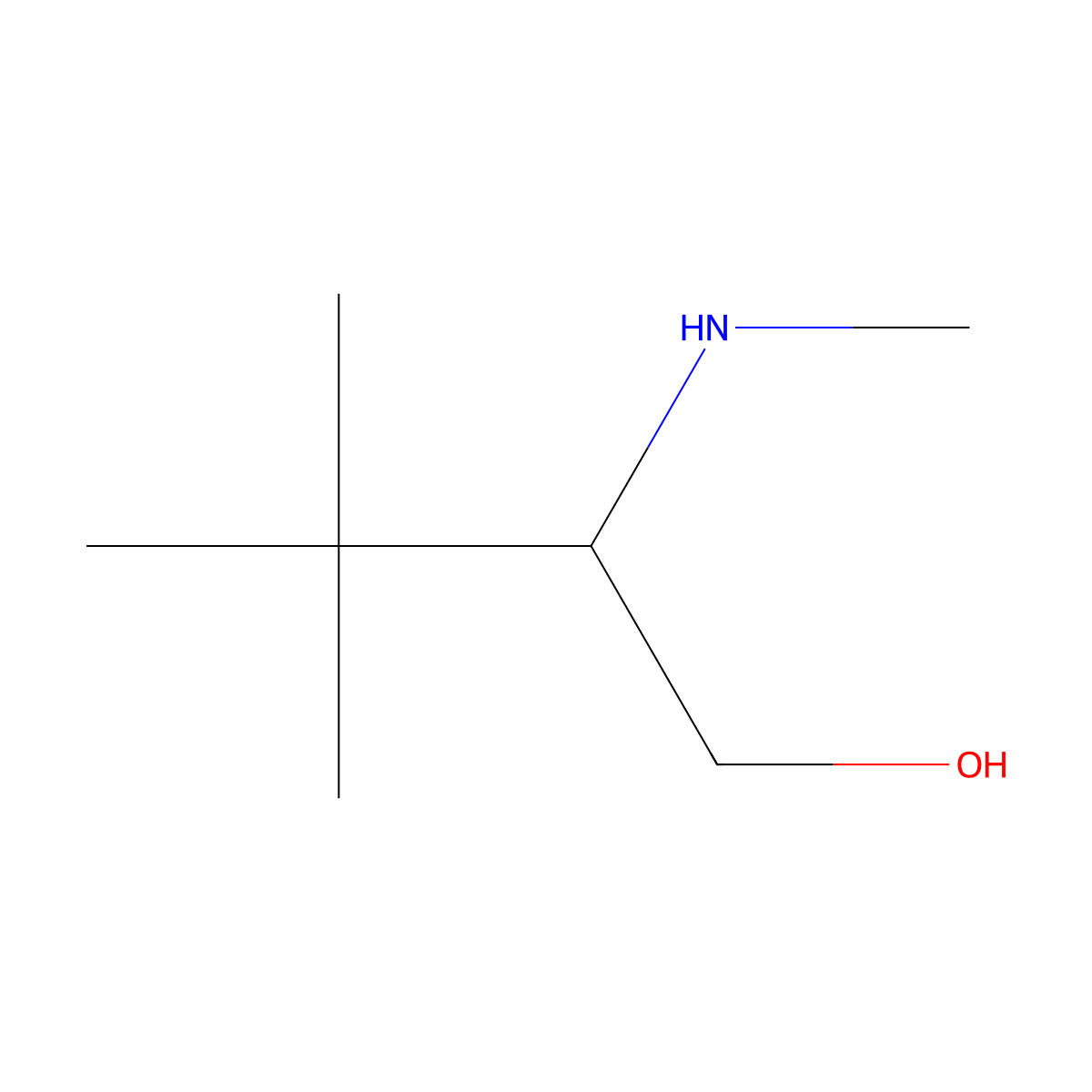 (2R)-3,3-dimethyl-2-(methylamino)butan-1-ol molecular structure, CAS 1388847-22-0