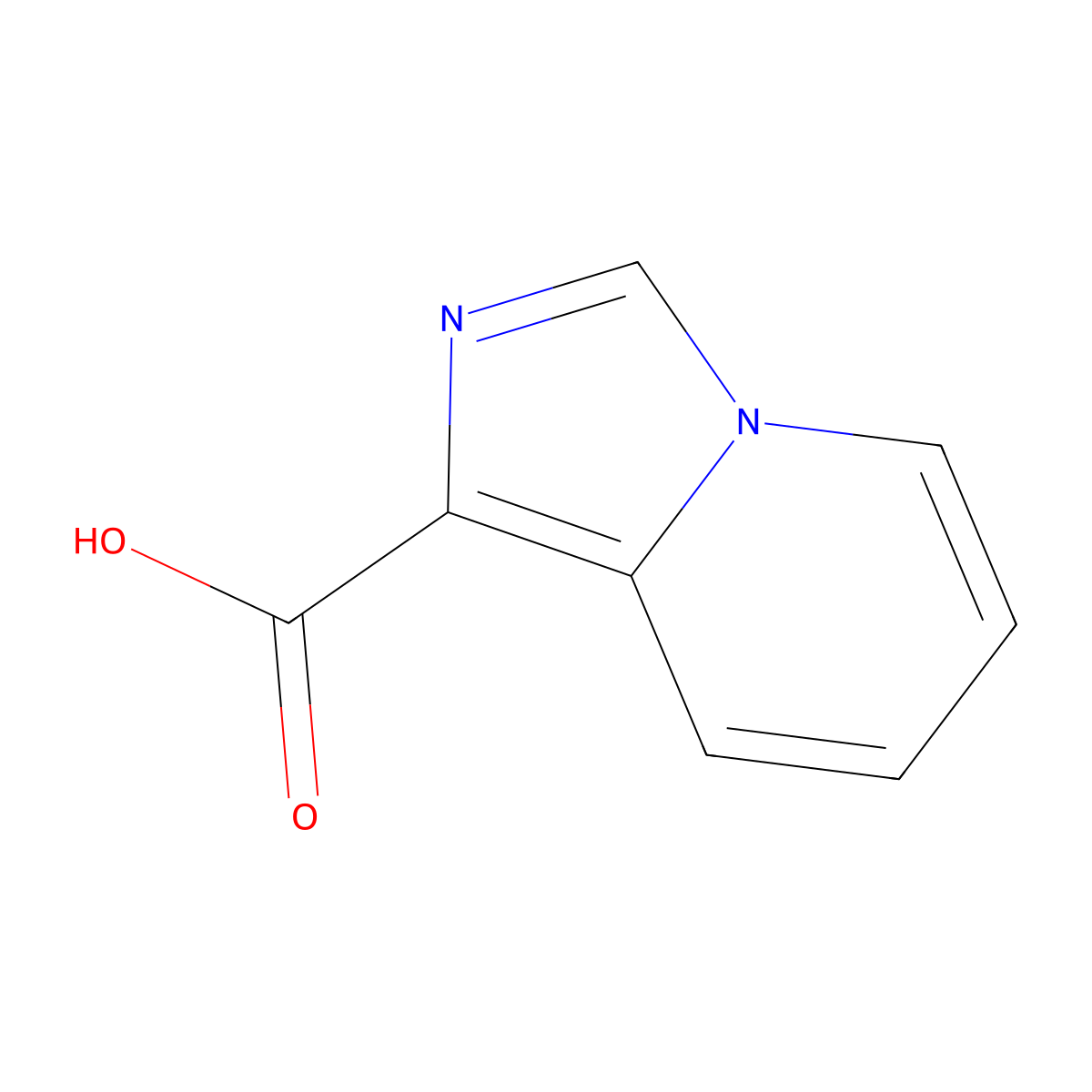 Imidazo[1,5-a]pyridine-1-carboxylic acid molecular structure, CAS 138891-51-7