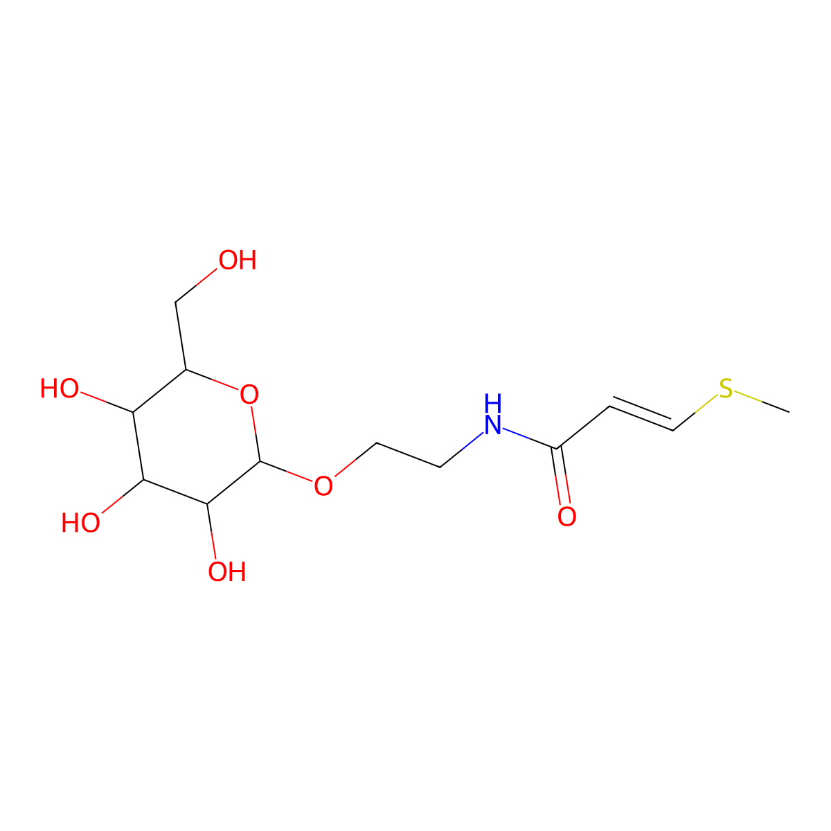 Entadamide-A-beta-D-glucopyranoside molecular structure, CAS 138916-58-2