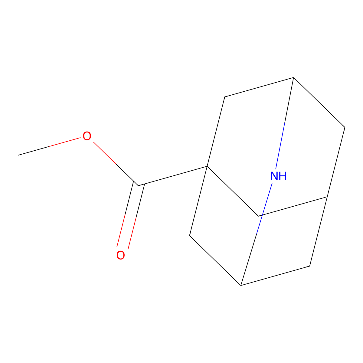 Methyl 2-azaadamantane-5-carboxylate molecular structure, CAS 1389264-13-4