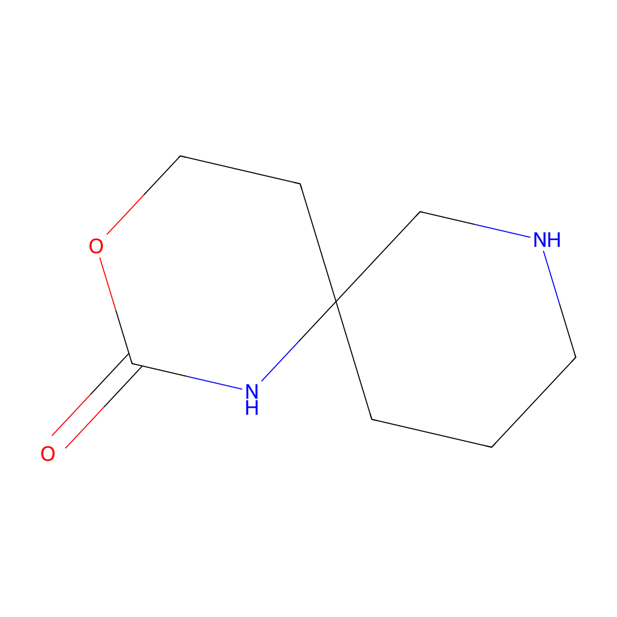 2-Oxo-3-oxa-1,8-diaza-spiro[5.5]undecane molecular structure, CAS 1389264-34-9