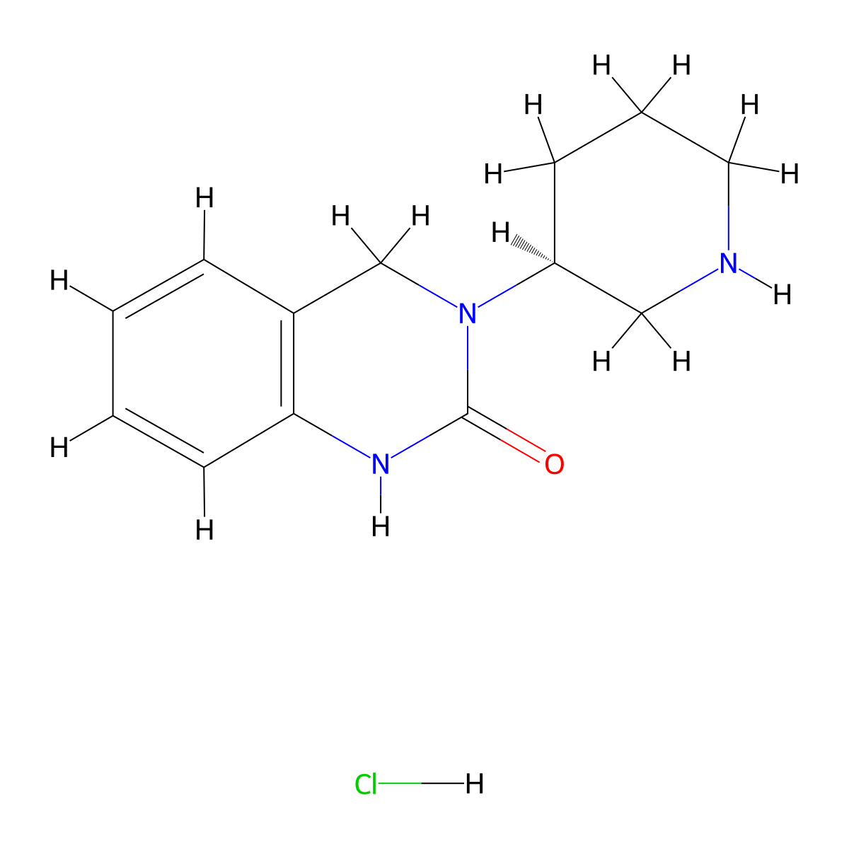 3-[(3S)-Piperidin-3-yl]-1,2,3,4-tetrahydroquinazolin-2-one hydrochloride molecular structure, CAS 1389309-96-9